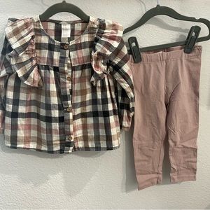 Baby girl long sleeve and pants